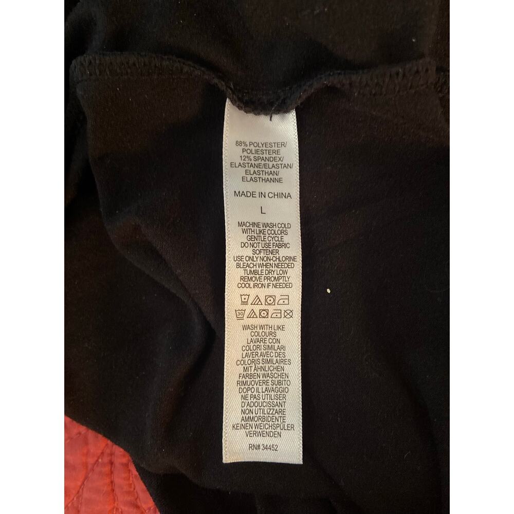 Cuddl Duds black sleeveless knit maxi dress with ruffled hem - Picture 8 of 8
